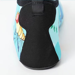 Whale Pattern Sporty Socks for Yoga Swim Surf