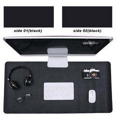Double Side PU Mouse Pad Desk Mat 5 Colors