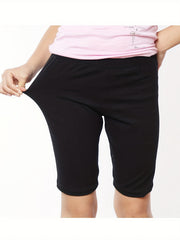 5pcs Girls' Modal Basic Bike Shorts for Kids Stretch Slim Fit
