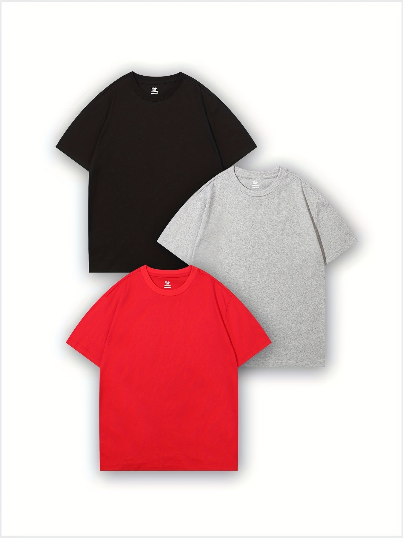 3 Unisex Cotton T Shirts for Summer Outings