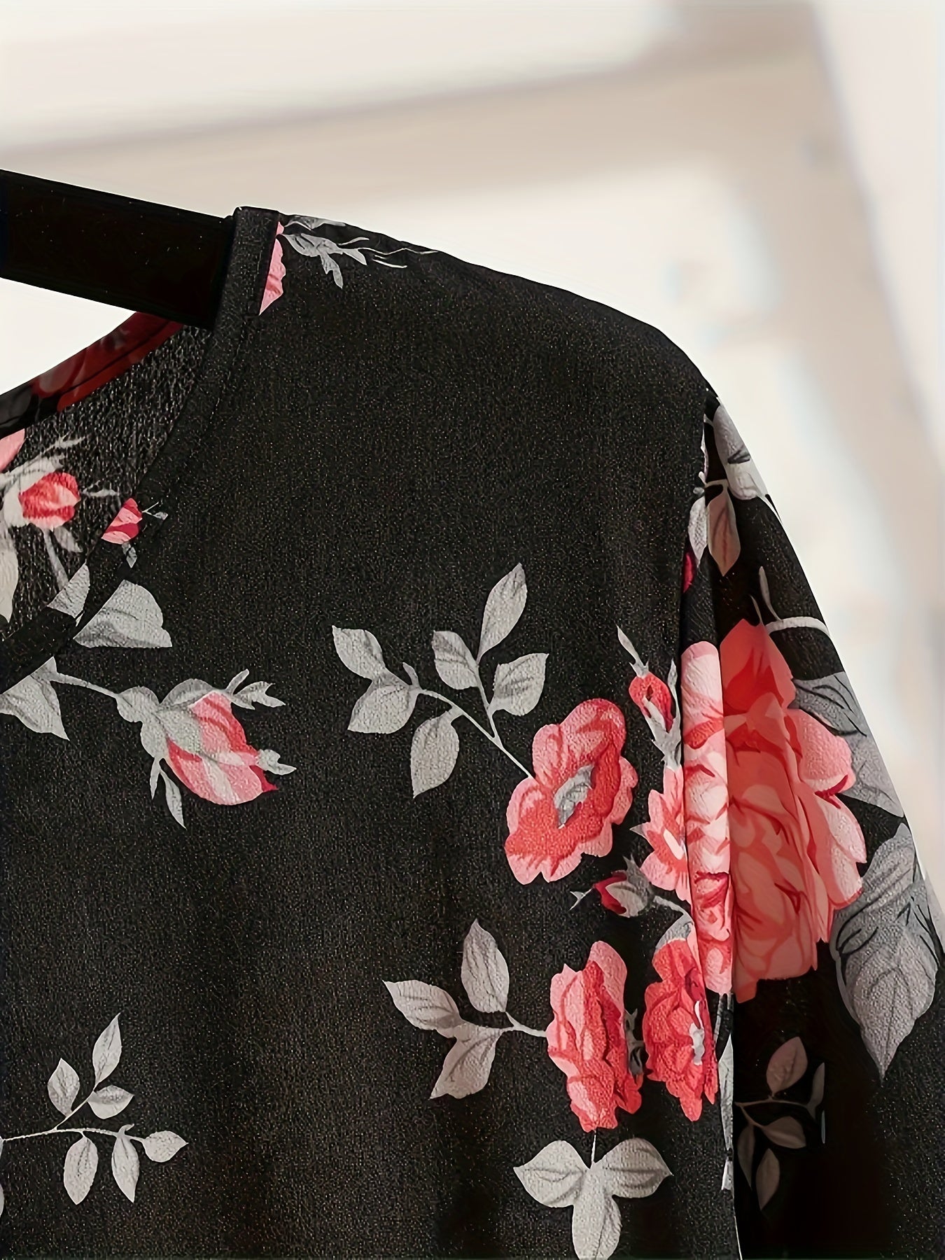 Floral Print Long Sleeve Dress for Women