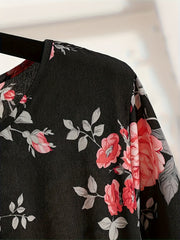 Floral Print Long Sleeve Dress for Women