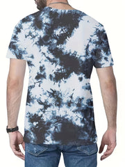 Men's Tie Dye T shirt Casual Comfy Tees For Summer