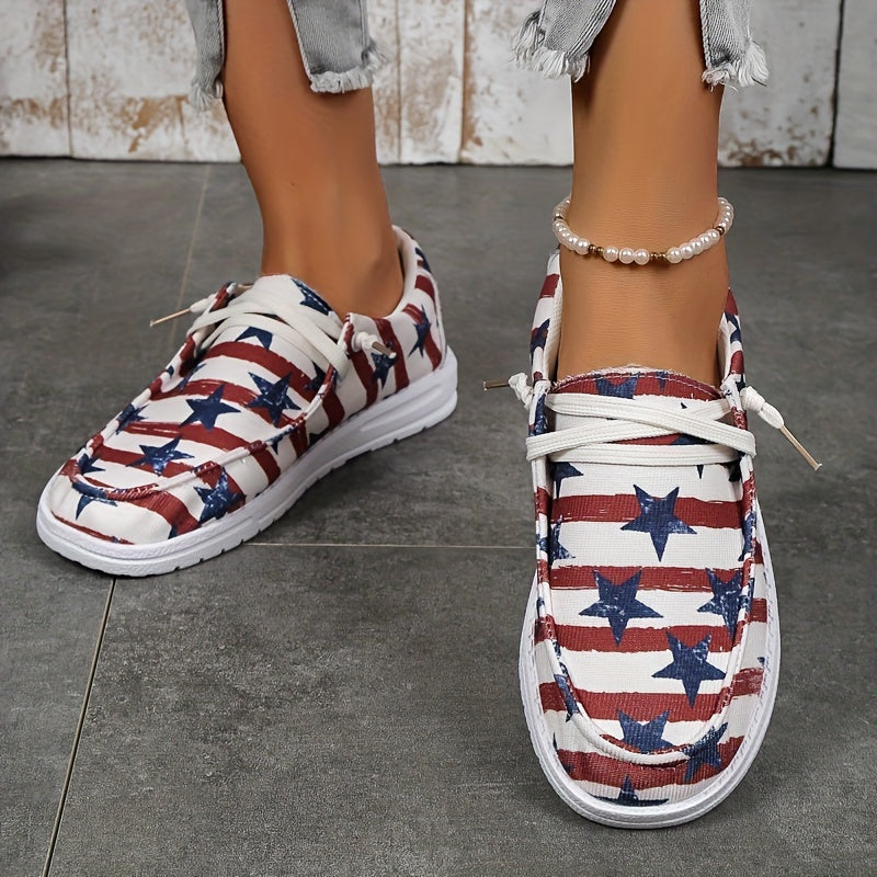 Women's Star Graphic Loafers & Striped Sneakers