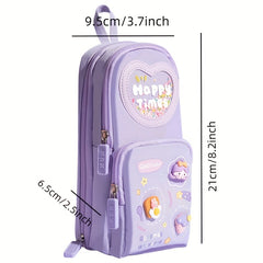 Girls Large Capacity Pencil Case & Stationery Set