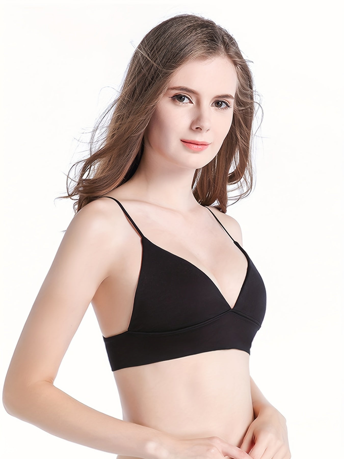 Triangle Cups Bralette Comfy Everyday Bra Women's Lingerie