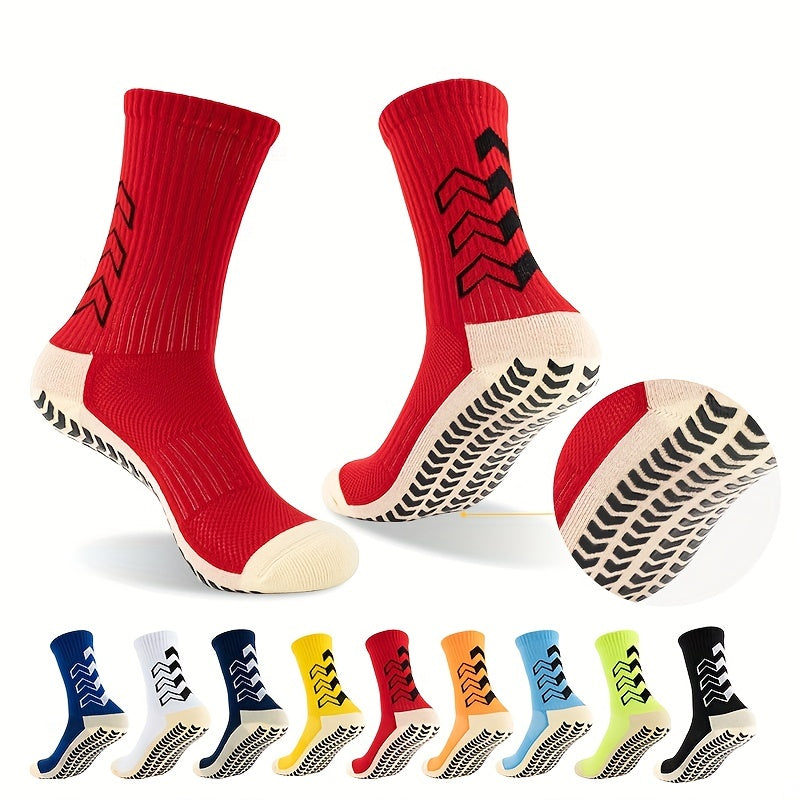 Men's Non slip Thickened Football Socks Anti Blister Athletic Socks