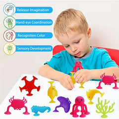 Dino & Marine Animal Suction Cup Toys