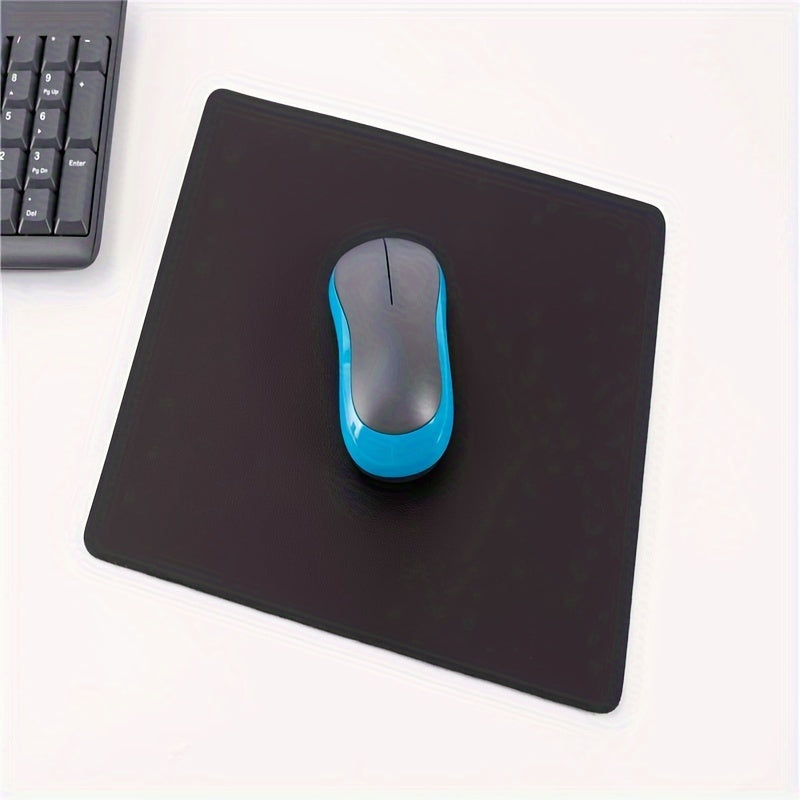 Faux Leather Mouse Pad Small Plain Mouse Pad for Computer and Office