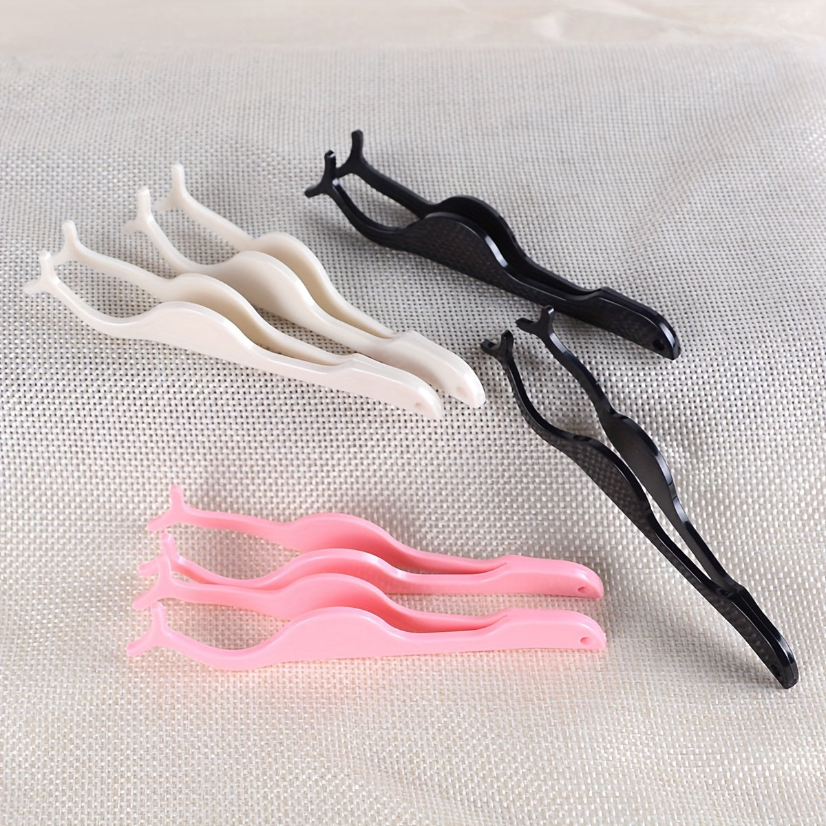 6pcs False Eyelashes Tweezer Portable Applicator for Magnetic Lashes