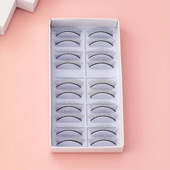 10 Pair 8mm Practice Eyelash Extensions Strips for Training