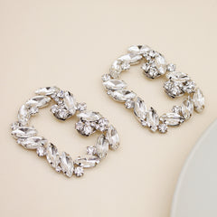 Rhinestone Shoe Clips DIY Floral Shoe Buckle Wedding Party