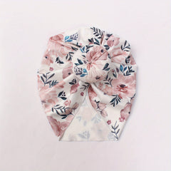 Donuts Baby Bandanas Hat With Flower Print