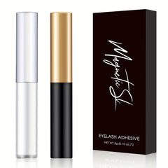 Strong Hold Eyelash Glue Latex Waterproof Sensitive Eyes Safe 0.2 Oz