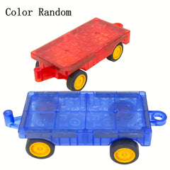 2pcs Magnetic Building Block Car Accessories DIY Toy Pack