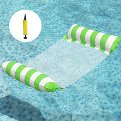 Inflatable Pool Hammock Chair Bed with Air Pump