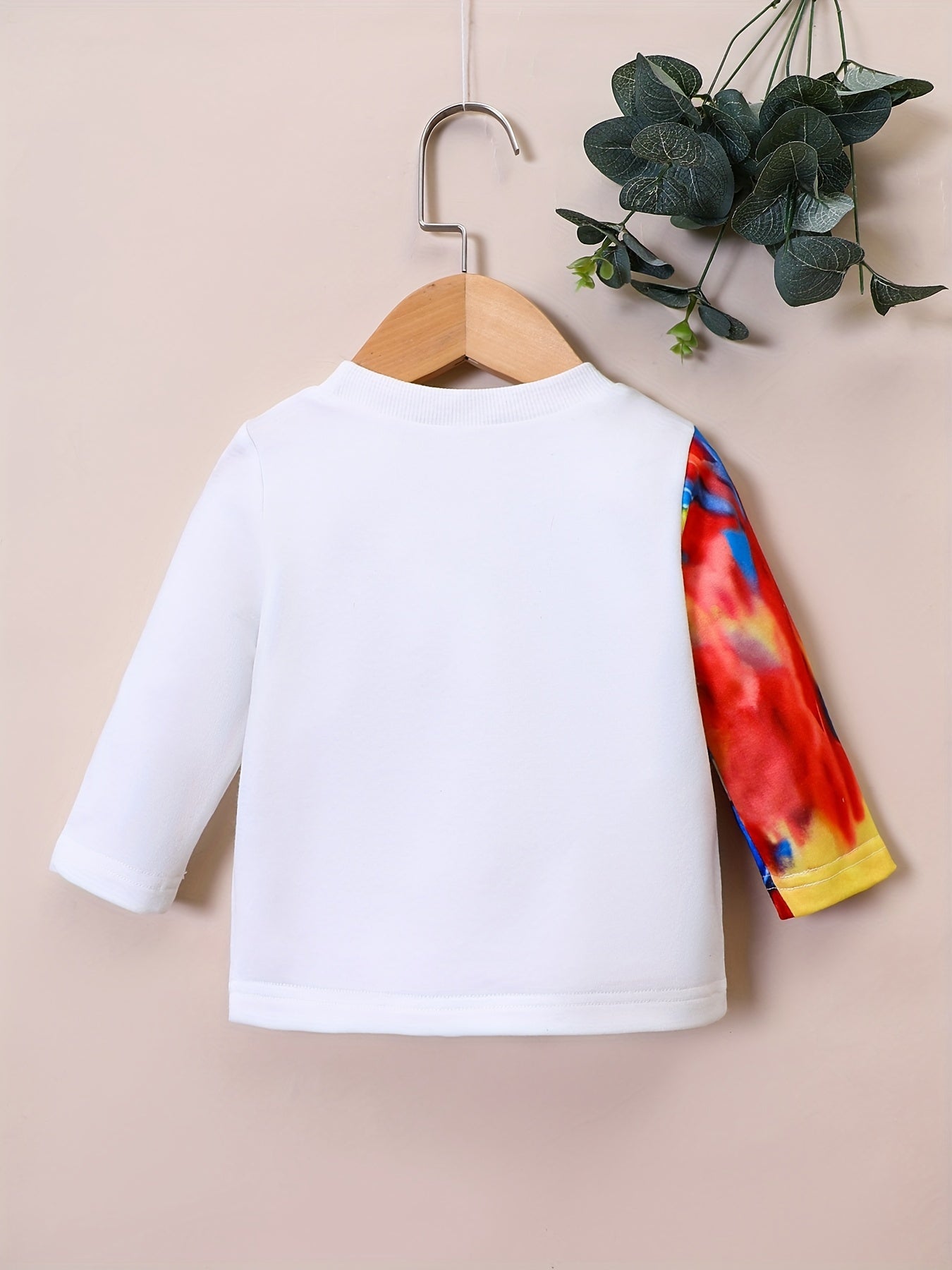 Baby Dinosaur Print T-shirt Long Sleeve Sweatshirt Top