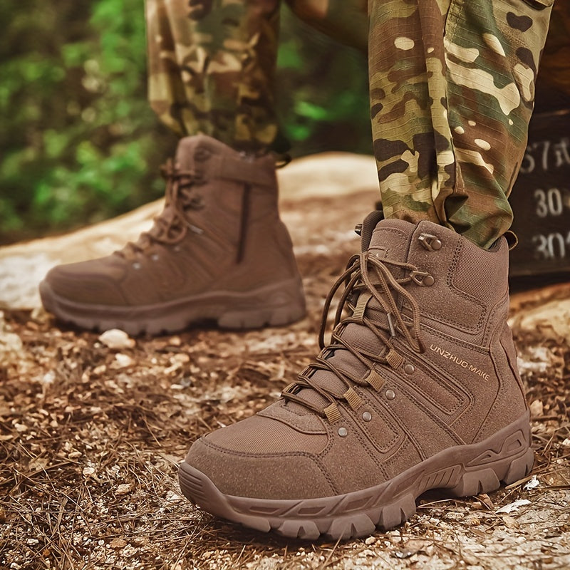 Men's High Top Tactical Boots Anti skid Wear resistant