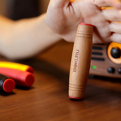 MOKURU Beechwood Fidget Stick for Adults - Portable Flipping Desk Toy