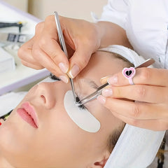 25pcs Heart Glue Rings for Eyelash Extensions Lash Glue Holders