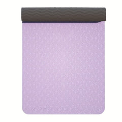 Non Slip TPE Yoga Mat Eco Friendly Soft Fitness Mat 185x61x0.72in
