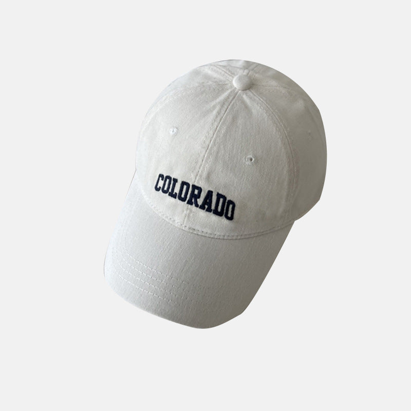 COLORADO Embroidery Baseball Cap Solid Hip Hop Sun Hat Lightweight Sports Hat