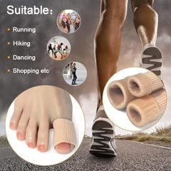5pcs Silicone Tube Toe Protector Gel Cushion Separator