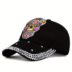 Skull Couple Baseball Cap Cartoon Patch Dad Hat Y2K Hip Hop Sun Hats