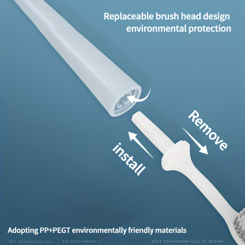 Soft Bristles Toothbrush With Fragrance Base - Portable Travel Outdoor Camping