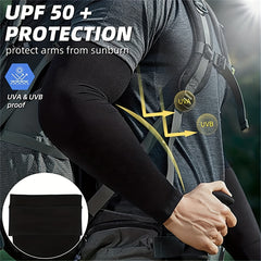 UV Sun Protection UPF 50 Arm Sleeves Cooling Arm Sleeves for Outdoor Activities
