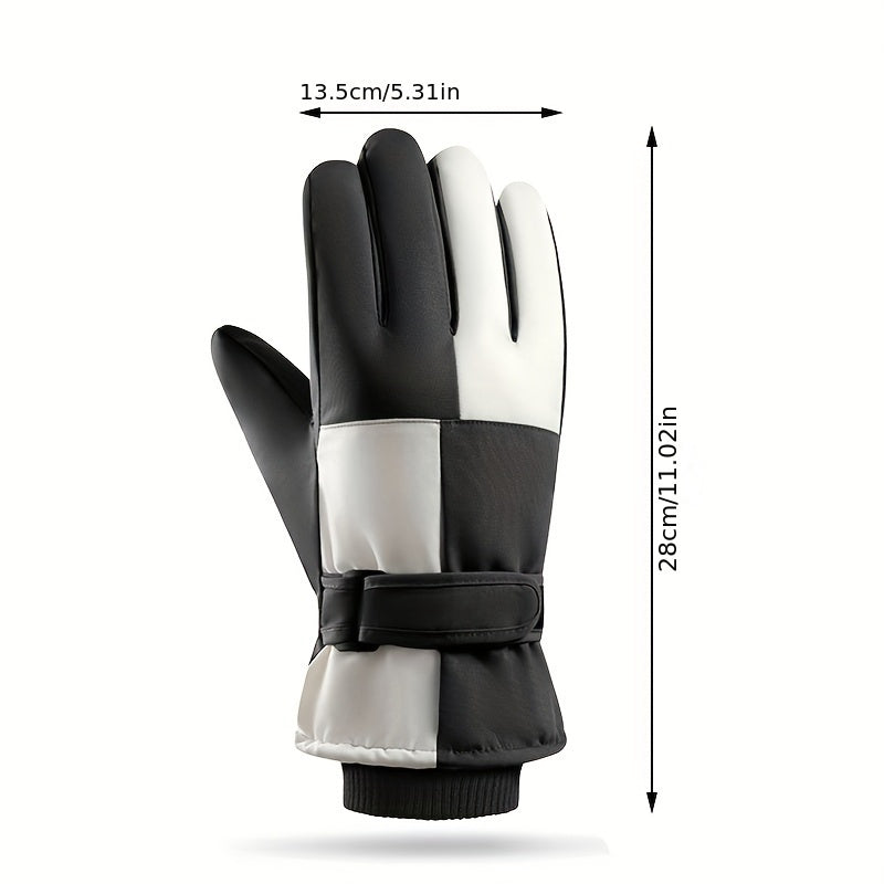 Men's Winter Skiing Gloves Waterproof Touch Screen Gloves