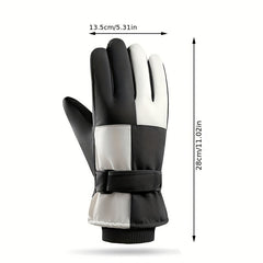 Men's Winter Skiing Gloves Waterproof Touch Screen Gloves