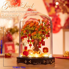 1150pcs Flower Tree Building Blocks Assembly ABS Material