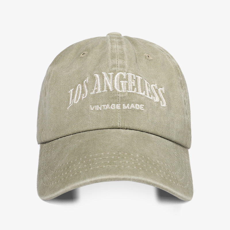 Los Angeles City Hat Baseball Cap Letter Embroidery Vintage Dad Hat