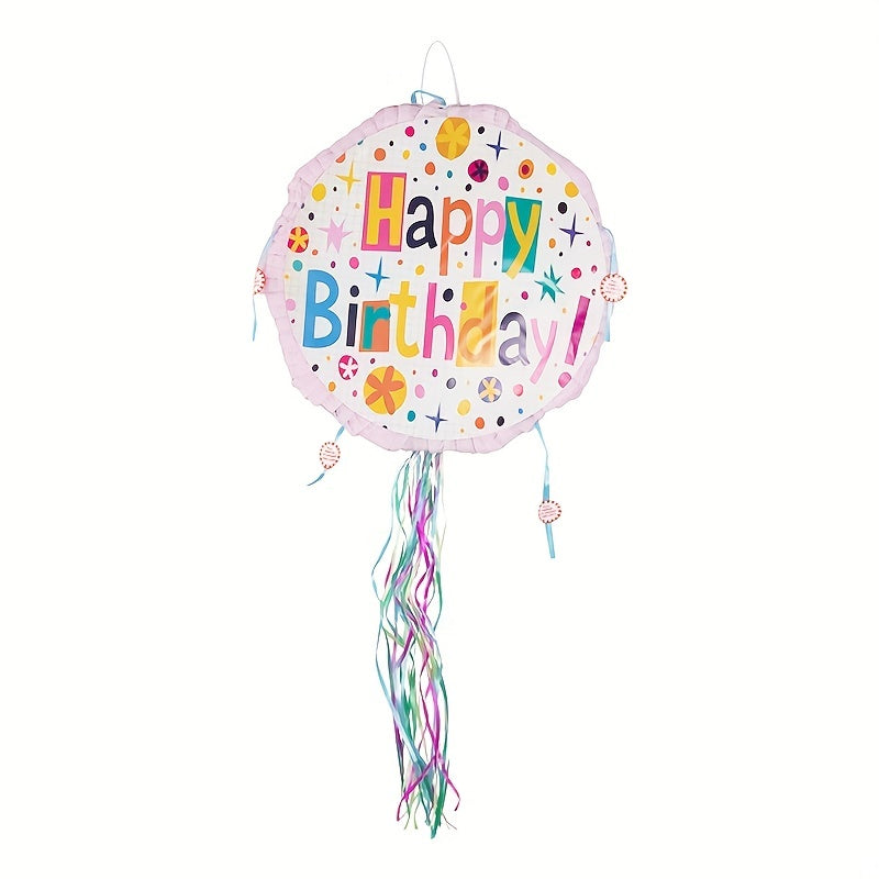 Birthday Party Pinata Fun Celebration Round Pinata Props