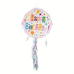 Birthday Party Pinata Fun Celebration Round Pinata Props