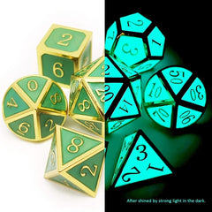 7pcs Metal Polyhedral Dices Set for Board Games