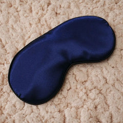 9 Colors Silk Sleep Eye Mask Travel Padded Shade Cover