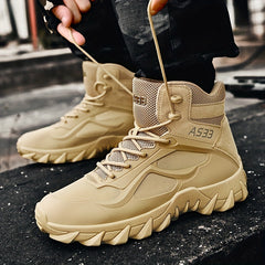 Men's Tactical Hiking Boots Anti-slip Rubber Sole Outdoor Adventure