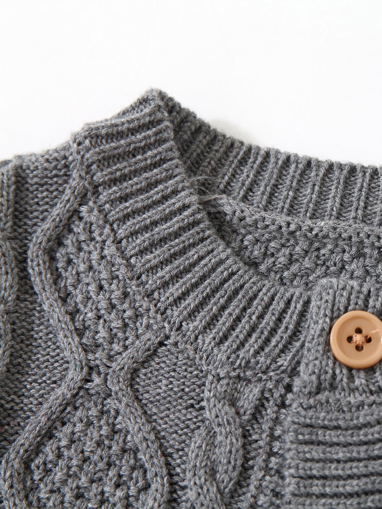 Baby Twisted Knit Sweater Set Long Sleeve Top Shorts 2pcs Set