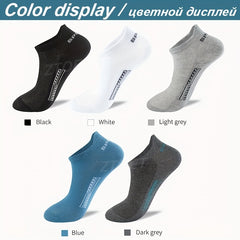 Men's High Ankle Sports Socks Cotton Breathable Mesh Casual Athletic Thin Socks