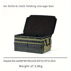 Car Storage Box Outdoor Camping Oxford Cloth Folding Storage Box