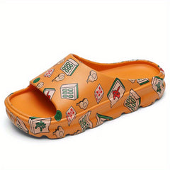 Men's Cloud Slides Lightweight Non Slip Slippers Indoor Outdoor Shower Bathroom
