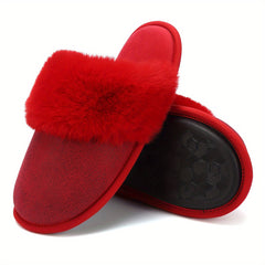 Women's Cozy Fluffy Indoor Slippers