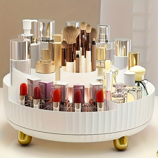 360u00b0 Rotating Makeup & Perfume Organizer for Bathroom & Dresser