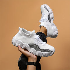 Breathable PLUS SIZE Men's Running Shoes Soft Sole Sneakers for Outdoor Jogging