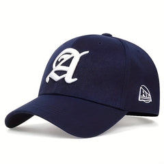 Men's Gothic A Letter Baseball Cap Adjustable Hat