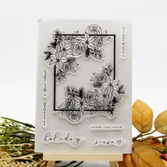 Flower Silicone Stamp For Card Making DIY Gift