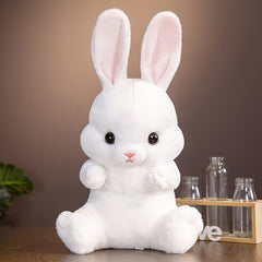 Cute Rabbit Plush Toy with Pillow, Pink