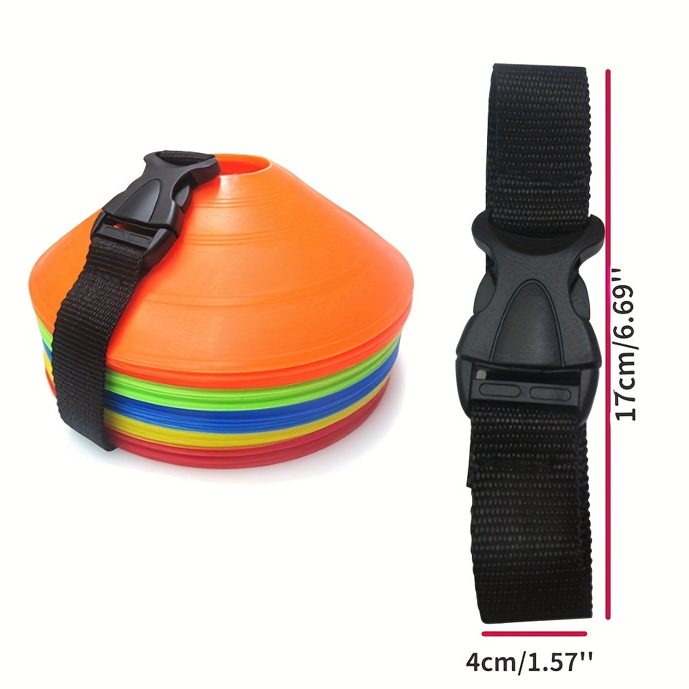 Agility Soccer Cones Set with Carry Bag and Holder - Soccer Training Equipment